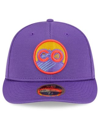 Men's Purple Colorado Rockies 2025 City Connect Batting Practice Low Profile 59FIFTY Fitted Hat