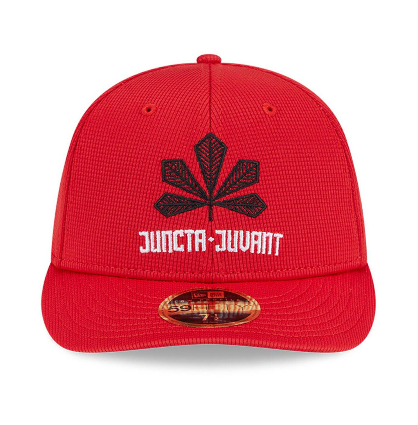Мужская кепка New Era Red Cincinnati Reds City Connect Batting Practice Low Profile 59FIFTY Fitted Hat — фото 2