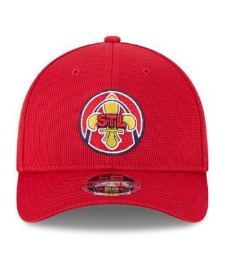 Men's Red St. Louis Cardinals City Connect Batting Practice 9FORTY M-Crown Adjustable Hat