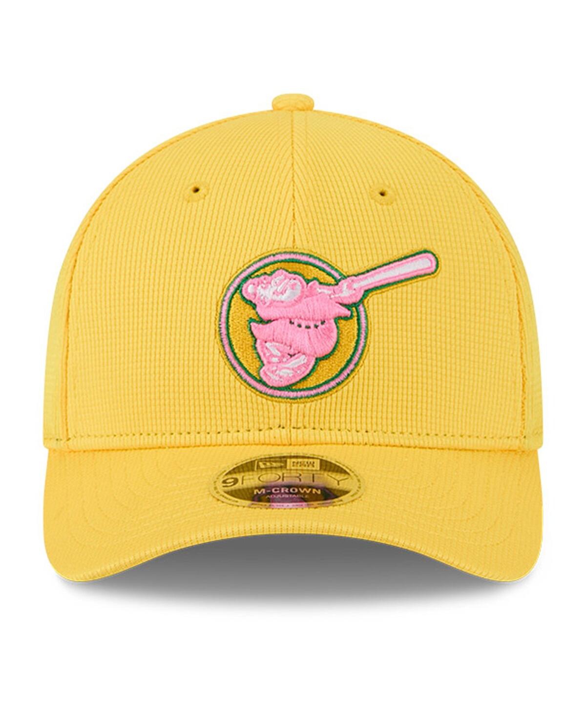 NEW ERA MEN'S YELLOW SAN DIEGO PADRES CITY CONNECT BATTING PRACTICE 9FORTY M-CROWN ADJUSTABLE HAT 