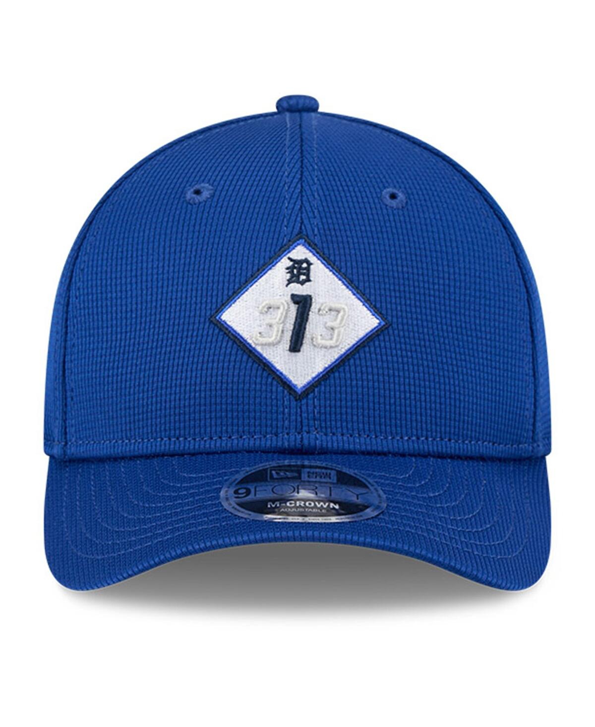 NEW ERA MEN'S BLUE DETROIT TIGERS CITY CONNECT BATTING PRACTICE 9FORTY M-CROWN ADJUSTABLE HAT 
