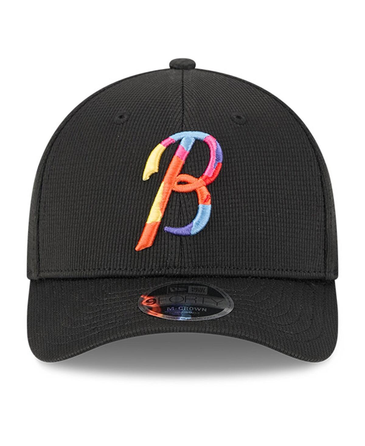 New Era Men's Black Baltimore Orioles City Connect Batting Practice 9forty M-crown Adjustable Hat
