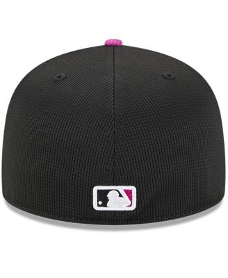 Men's Charcoal/Purple New York Mets City Connect Batting Practice 59FIFTY Fitted Hat
