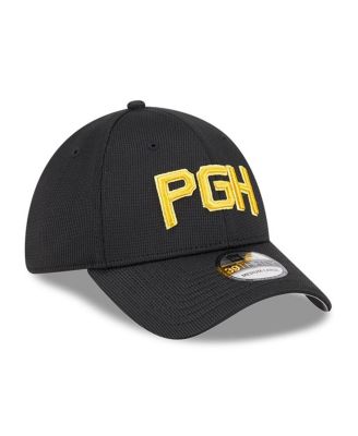 Men's Black Pittsburgh Pirates City Connect Batting Practice 39THIRTY Flex Hat