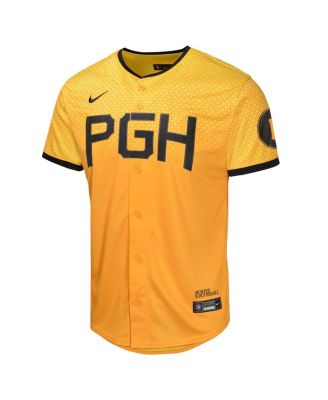 Big Boys and Girls Paul Skenes Gold Pittsburgh Pirates City Connect Limited Jersey
