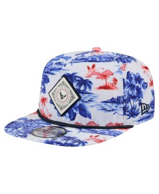 New Era - Men's White Houston Texans Adventure Golfer Snapback Hat