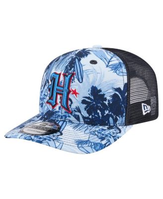 New Era - Men's Navy Houston Texans Hula Trucker 9SEVENTY Adjustable Hat