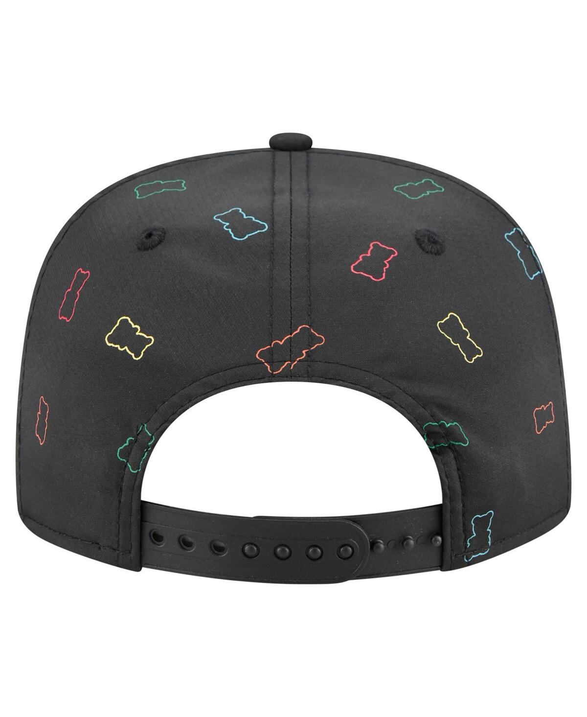 New Era Men's Black Detroit Lions Gummy Golfer Snapback Hat