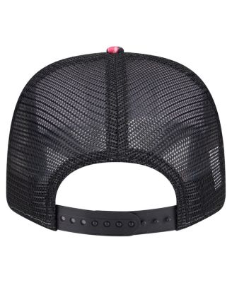 Men's White Los Angeles Lakers Floral 9SEVENTY Adjustable Hat