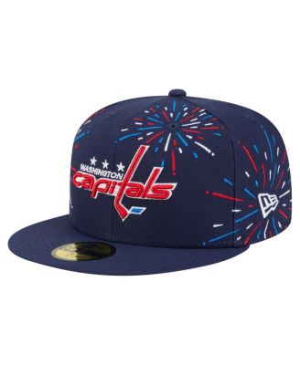 New Era - Men's Navy Washington Capitals Americana Fireworks 59FIFTY Fitted Hat