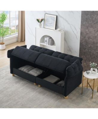 Streamdale Creamy Cloud Fabric Sofa