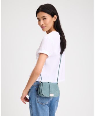 Nouveau Denim Mini Saddle Bag