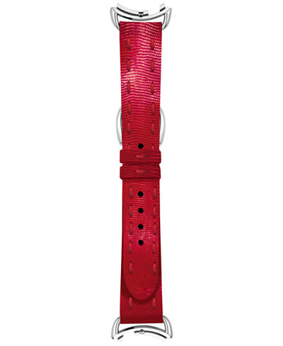 Fendi Timepieces Women's Selleria Red Leather Watch Strap S02II17RB7S