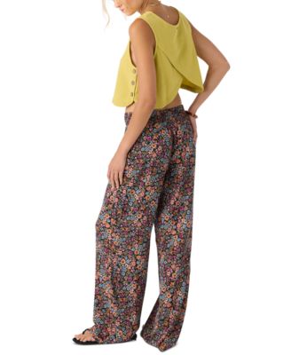 Juniors' Jonie Floral Ditsy-Print Pants