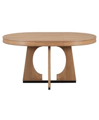 Streamdale 5-Piece Geometric Dining Set with Extendable Table