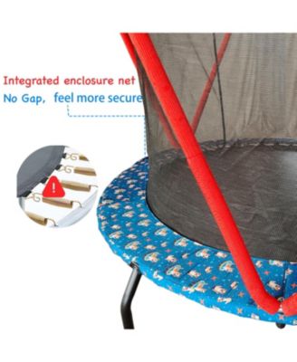 Streamdale 66" Trampoline for Kids Toddler Indoor Outdoor Small Trampolines for Baby with heighten net No-Gap Design for Kids