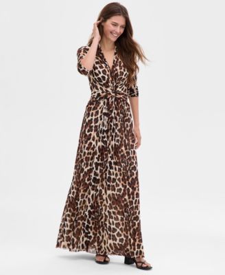 Anne Klein Womens Twist Front Maxi Dress 0p 16