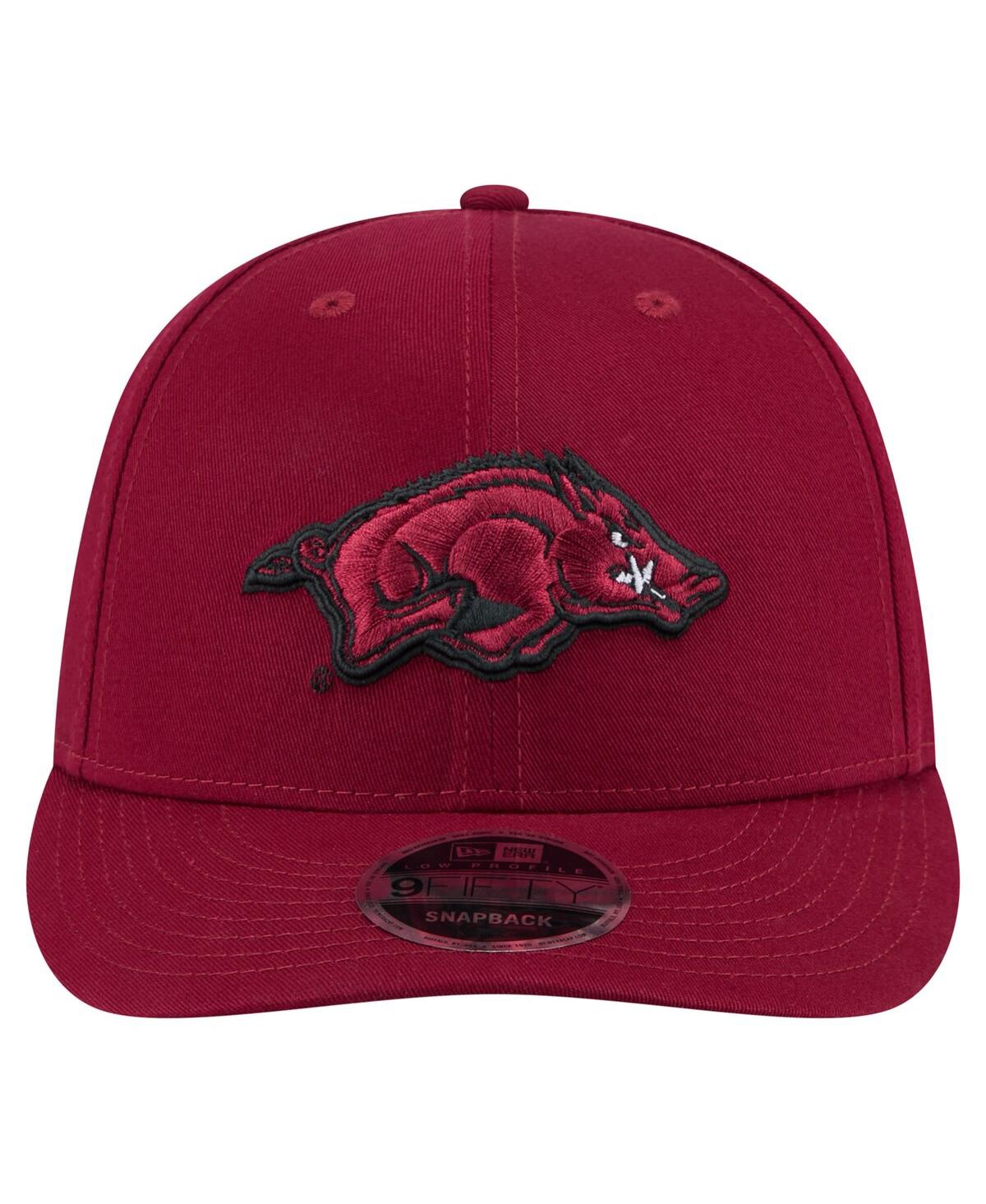 New Era Men'sâ Cardinal Arkansas Razorbacks Low Profile 9fifty Snapback Hat
