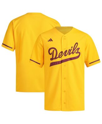 adidas - Men's Gold Arizona State Sun Devils Replica Baseball Jersey