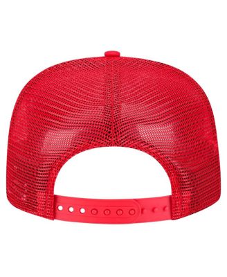 Men's Red St. Louis Cardinals Tone Foam Mesh Back Golfer Snapback Hat