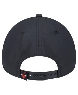 Men's Black Chicago Bulls Throwback Gradient A-Frame 9FORTY Adjustable Hat