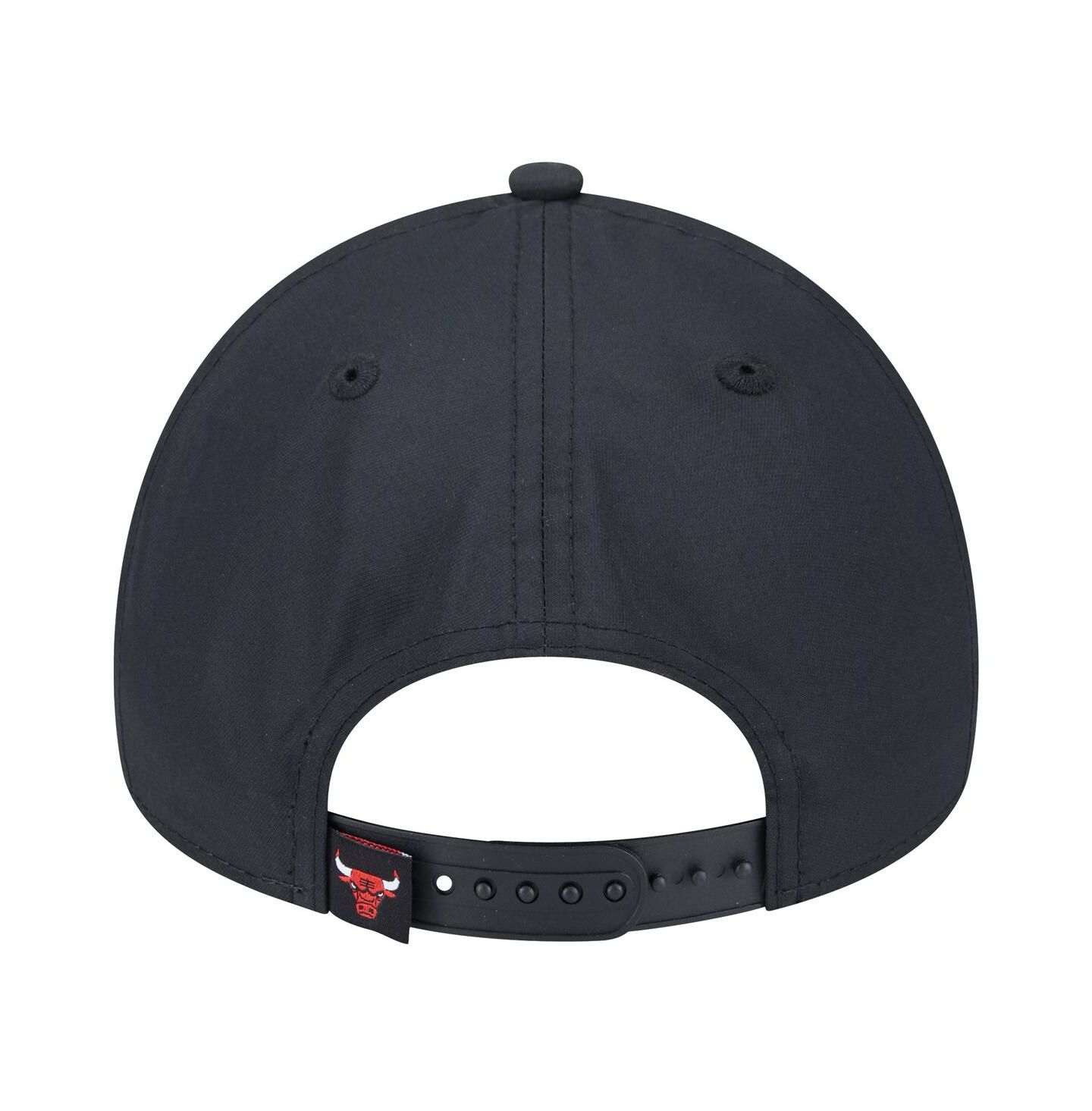 Мужская кепка New Era Black Chicago Bulls Throwback Gradient A-Frame 9FORTY Adjustable Hat — фото 4