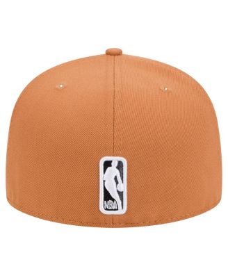 Men's Tan Brooklyn Nets Color Pack 59FIFTY Fitted Hat