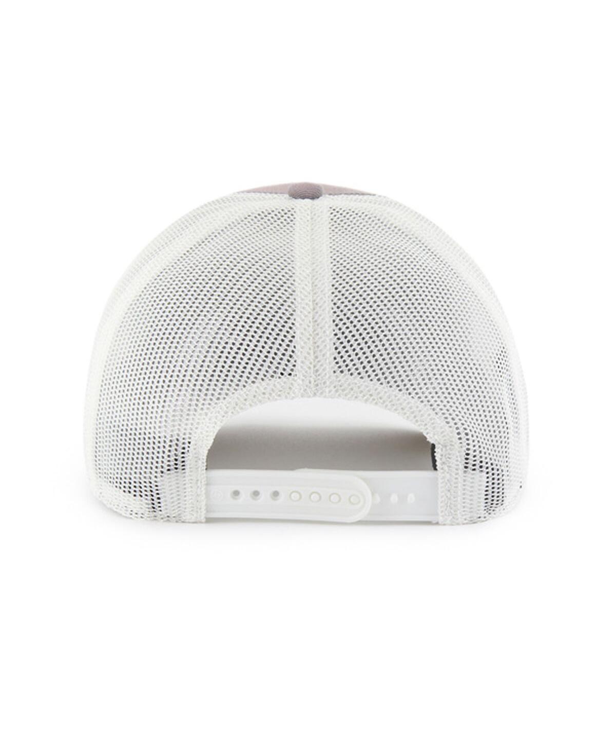 47 Brand Men's Gray/white Arizona Diamondbacks Tide Sweep Rope Trucker Adjustable Hat