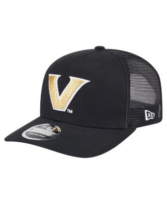 New Era - Men's Black Vanderbilt Commodores Primary 9SEVENTY Trucker Stretch-Snap Hat