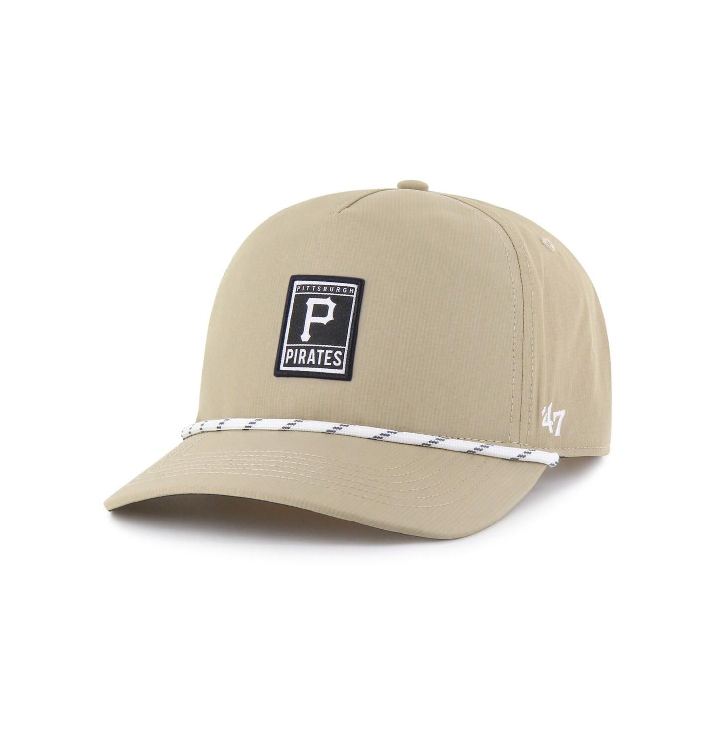 Мужская кепка '47 Brand Khaki Pittsburgh Pirates Cozumel Hitch Adjustable Hat — фото 1