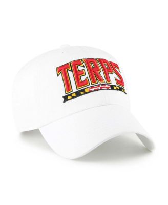 Men's White Maryland Terrapins Clean Up Adjustable Hat