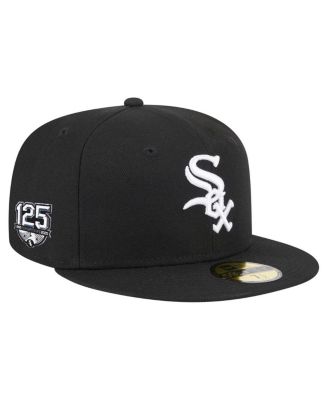 New Era - Men's&nbsp;Black Chicago White Sox 125th Anniversary 59FIFTY Fitted Hat