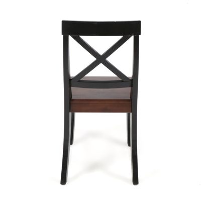 Streamdale Farmhouse Dining Chair Set (2) Rustic, Stylish, Durable Acacia Wood