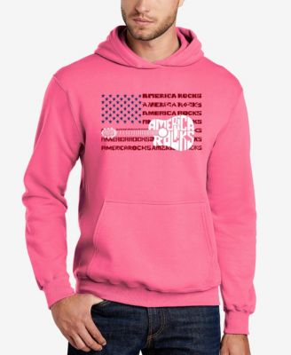 Men's America Rocks Word Art Hooded Sweatshirt
