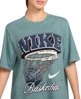 Women's Cotton Basketball Graphic Short-Sleeve T-Shirt