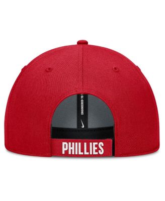 Men's White/Red Philadelphia Phillies Club Performance Adjustable Hat