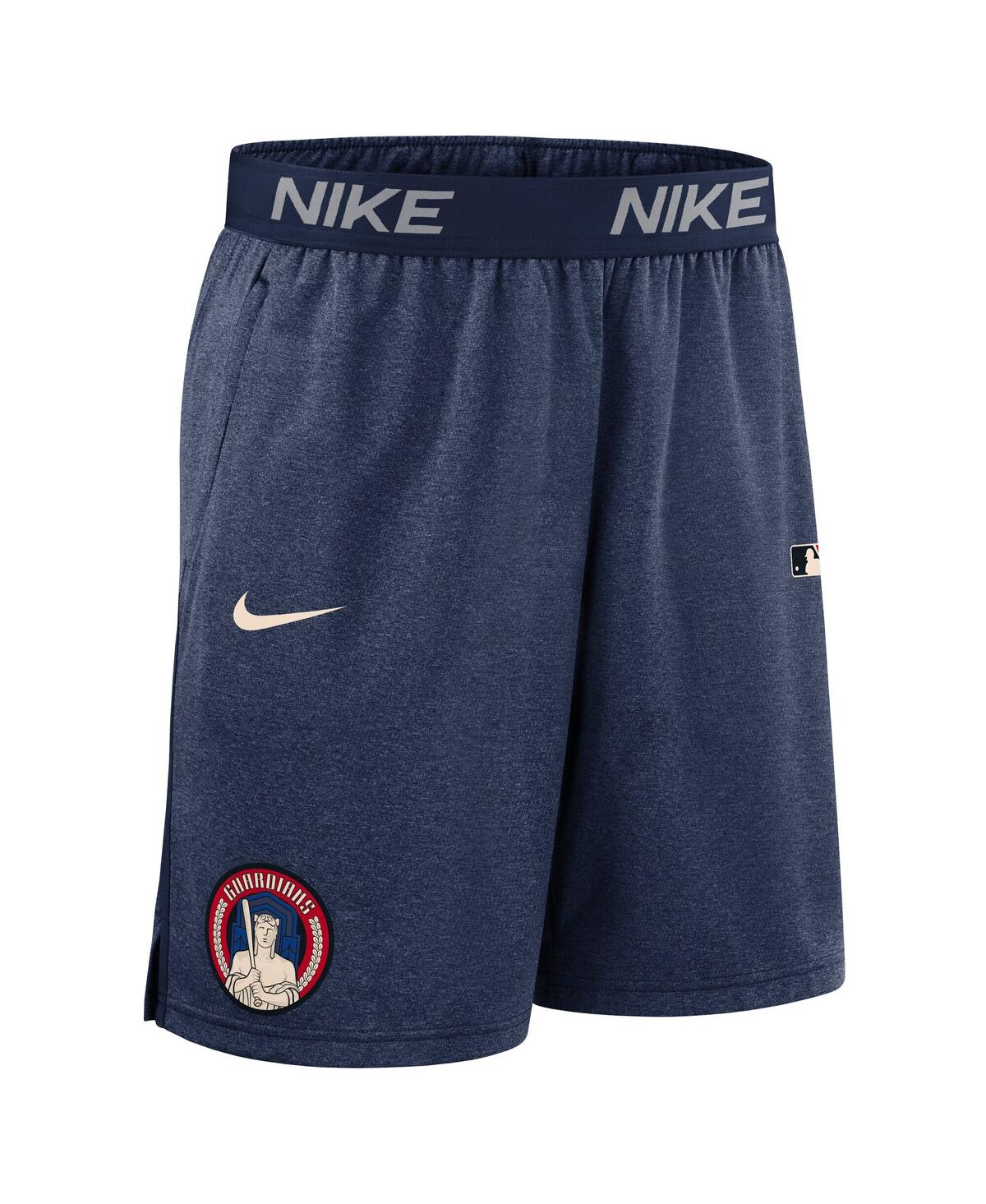 Nike Cleveland Guardians Authentic Collection City Connect  Men's Dri-fit Mlb Shorts In Black