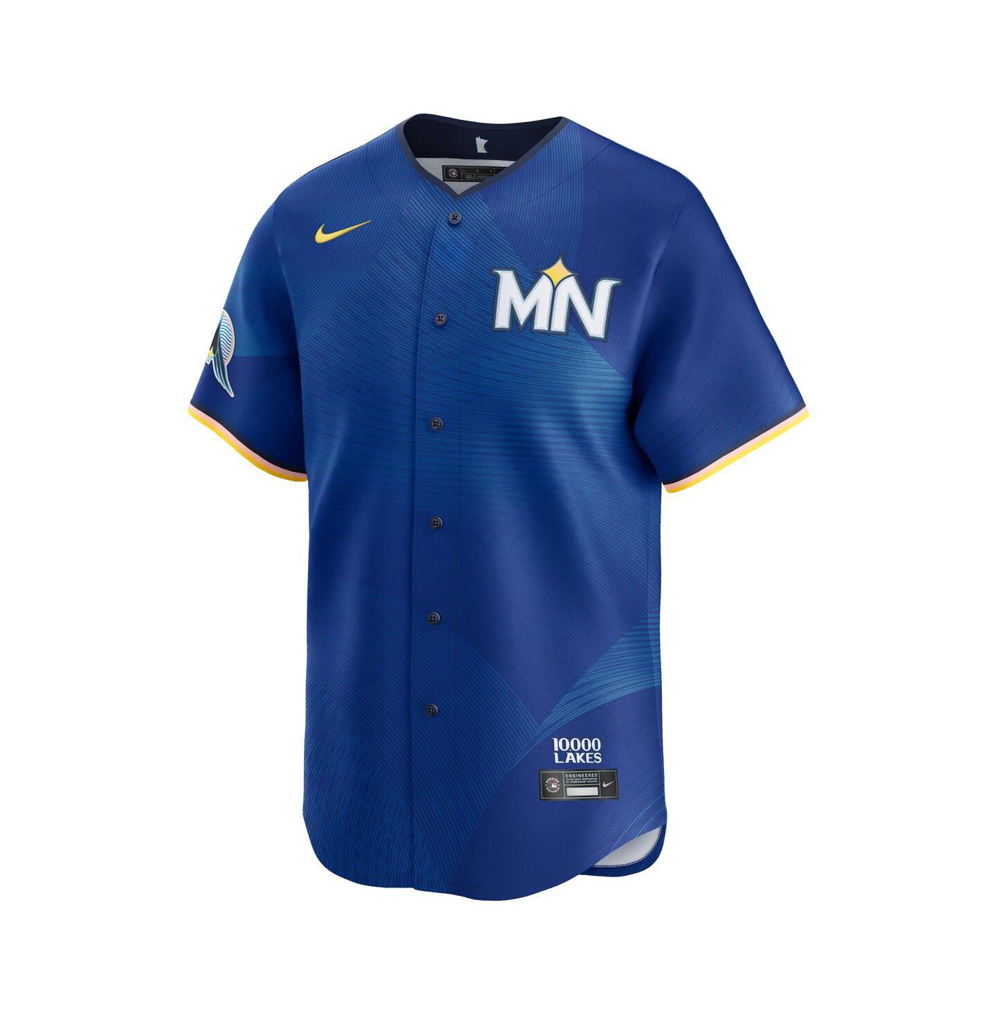 Мужской топ Nike Royal Minnesota Twins City Connect Limited Jersey — фото 2