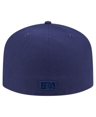 Men's Navy Miami Marlins Color Pack A-Frame 59FIFTY Fitted Hat