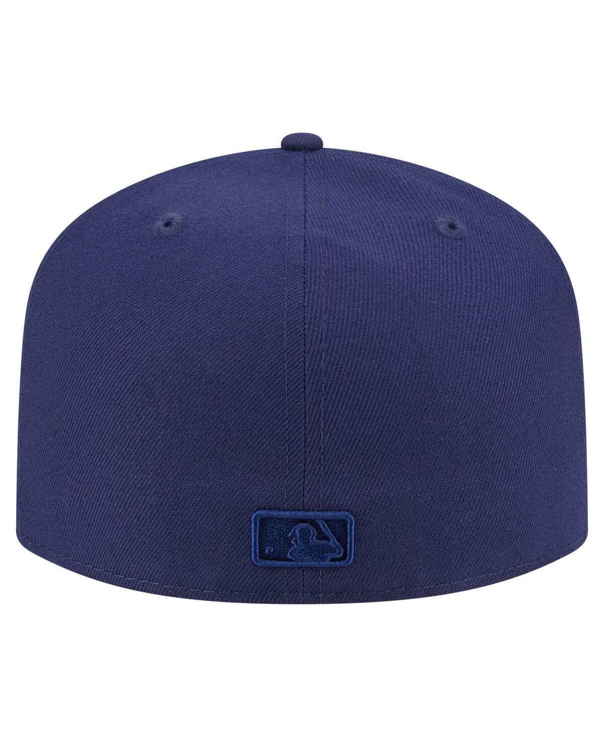 New Era Men's Navy Miami Marlins Color Pack A-frame 59fifty Fitted Hat