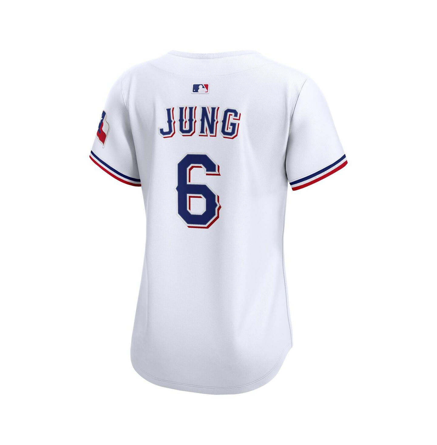 Женский топ Nike Josh Jung White Texas Rangers Home Limited Player Jersey — фото 3