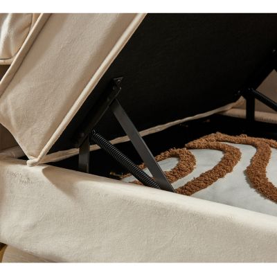 Streamdale Modern Upholstery Chaise Lounge Chair With Storage Velvet