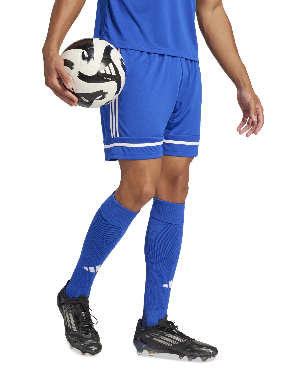 Adidas Originals Men's Regular-fit Squad 25 Logo Shorts