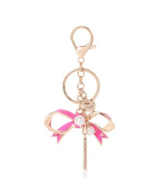 Juicy Couture Enamel Heart Car Keychain for Women, Cute Key Chain