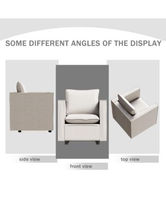 Armchair with Pillow – Soft, Stylish & Compact for Bedrooms, Corners, Reading Rooms – Comfortable Seating with Modern Look