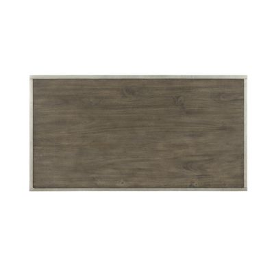 Metal Frame Wood Living Room Coffee Table with Shelf