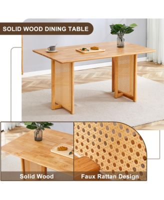 Streamdale Retro Solid Wood Dining Table/Desk Chinese Country Charm