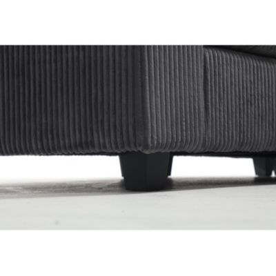 Oversized Modular Sectional Sofa Corduroy Comfort for the Living Room