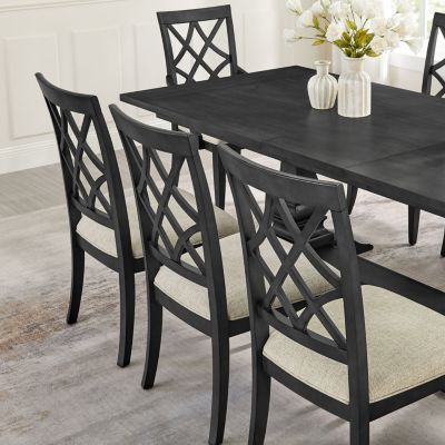 Streamdale Mid-Century Modern Upholstered Dining Chairs (Set of 2)