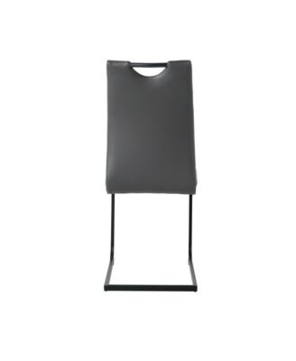 Streamdale Modern Upholstered Charcoal Dining Chair (Set of 4)